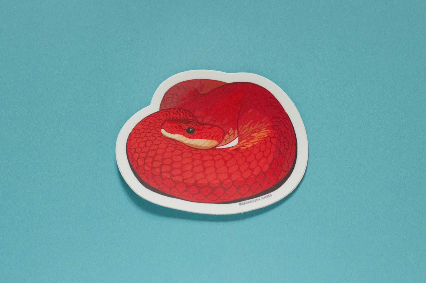 Bio Blitz - Red Spitting Cobra Vinyl Sticker
