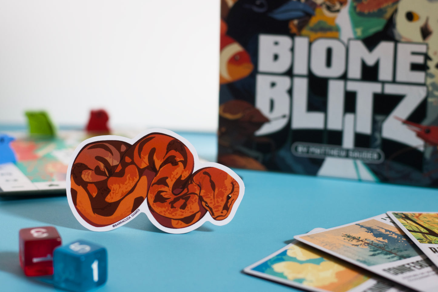 Biome Blitz - Boa Constrictor Vinyl Sticker