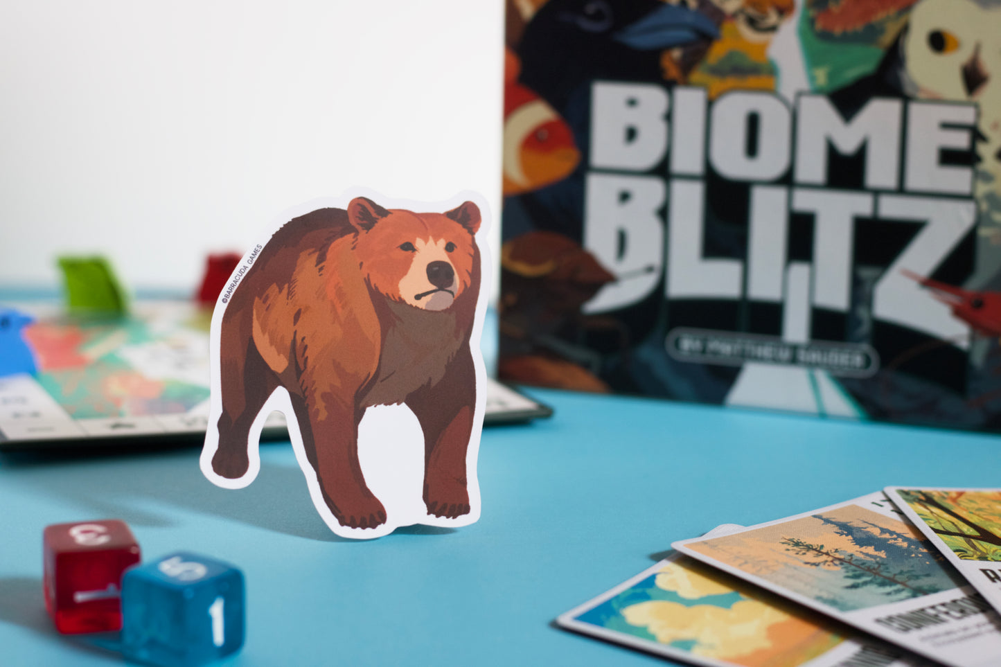 Biome Blitz - Brown Bear Vinyl Sticker