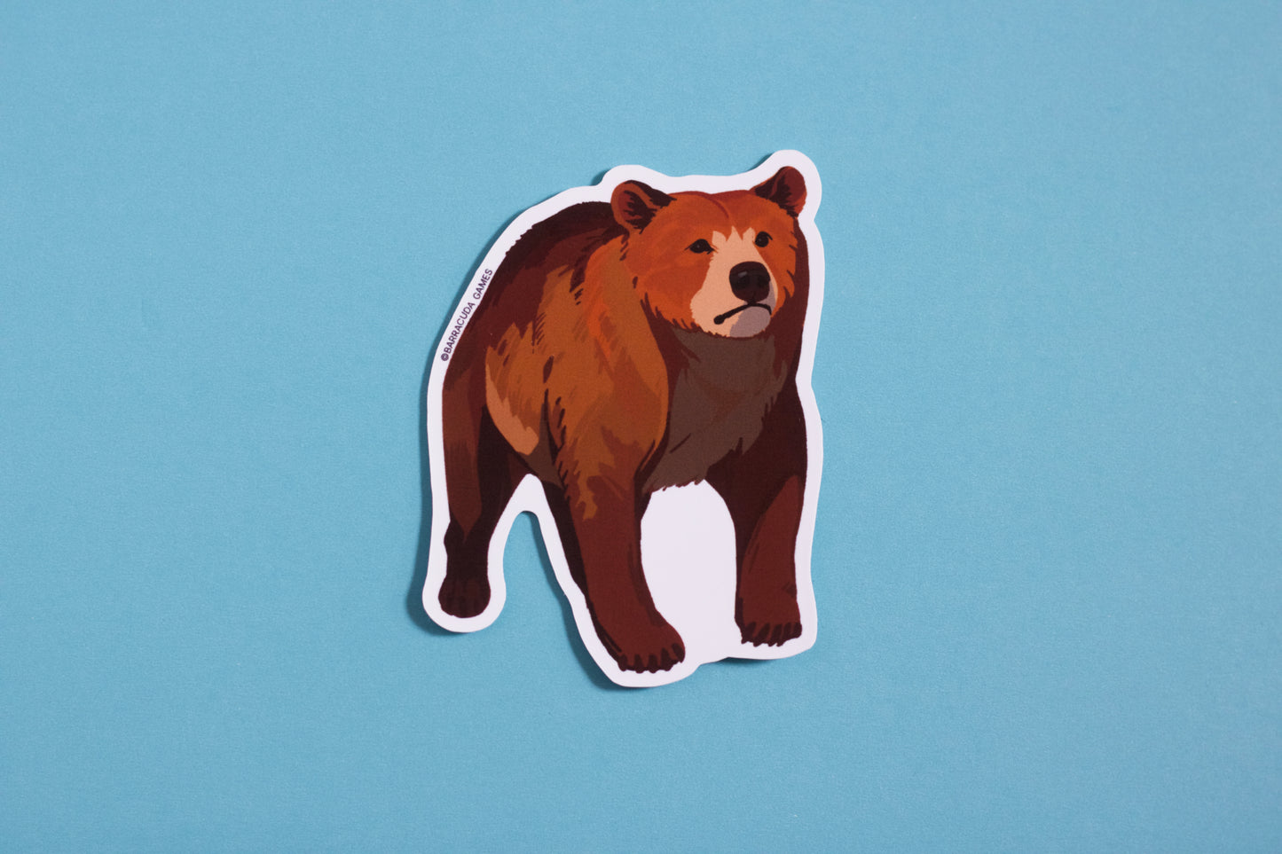Biome Blitz - Brown Bear Vinyl Sticker