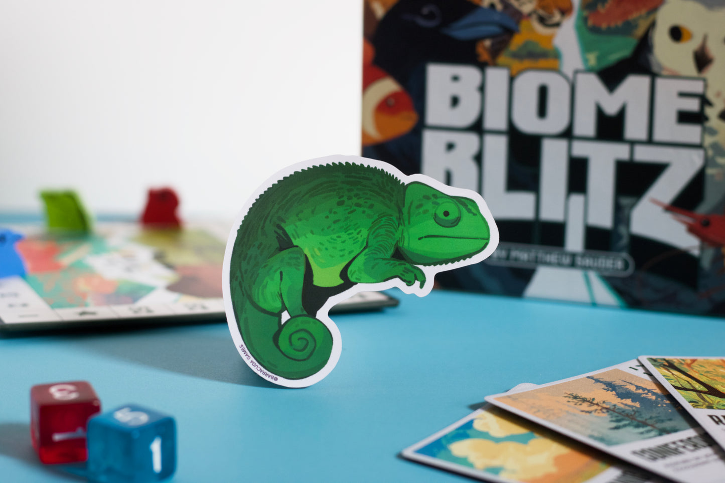 Biome Blitz - Chameleon Vinyl Sticker