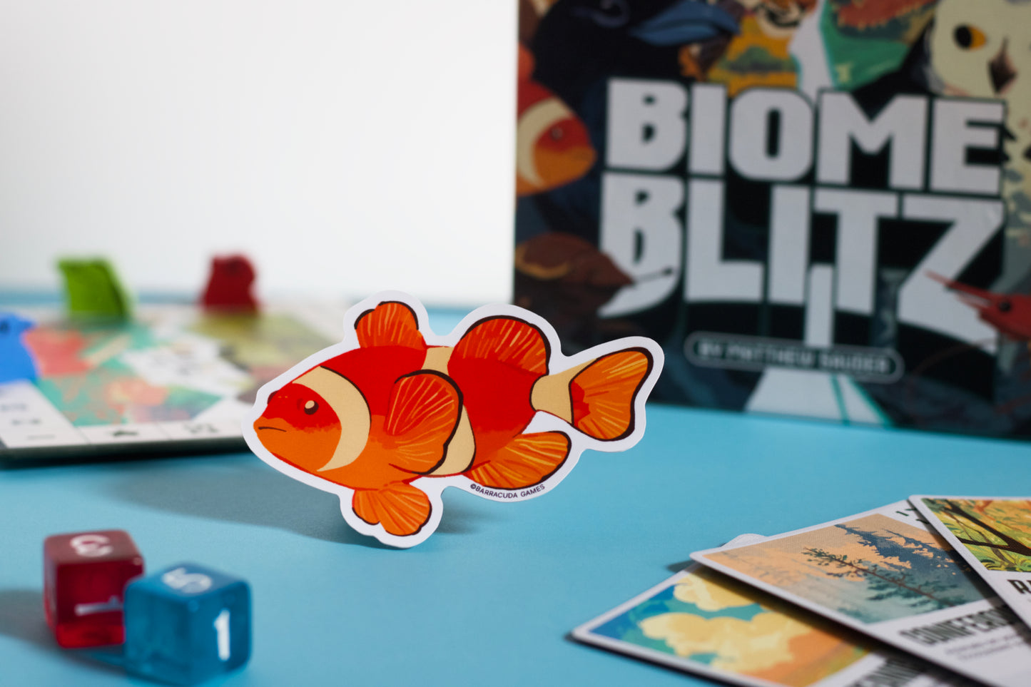 Biome Blitz - Clownfish Vinyl Sticker