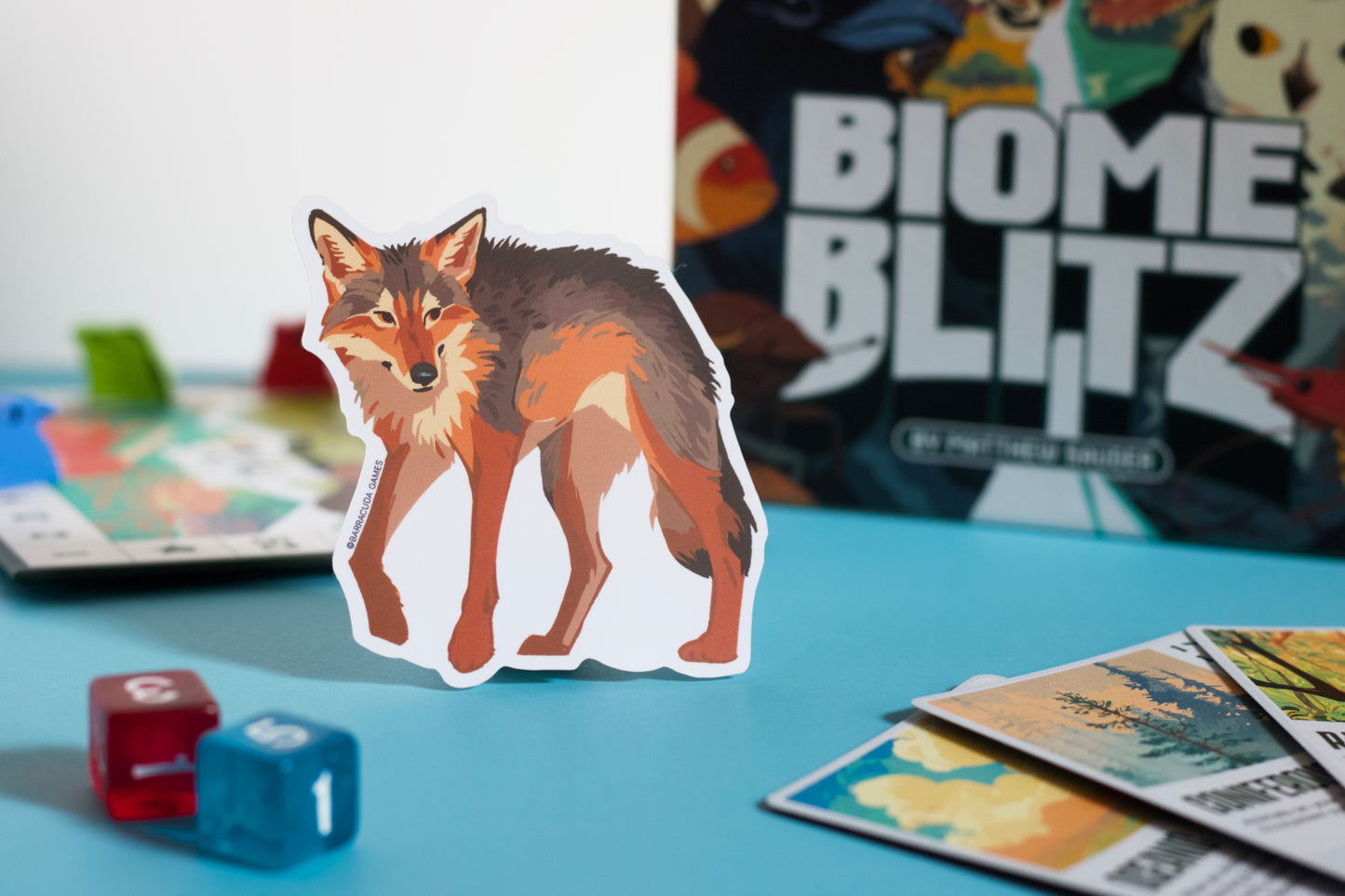 Biome Blitz - Coyote Vinyl Sticker