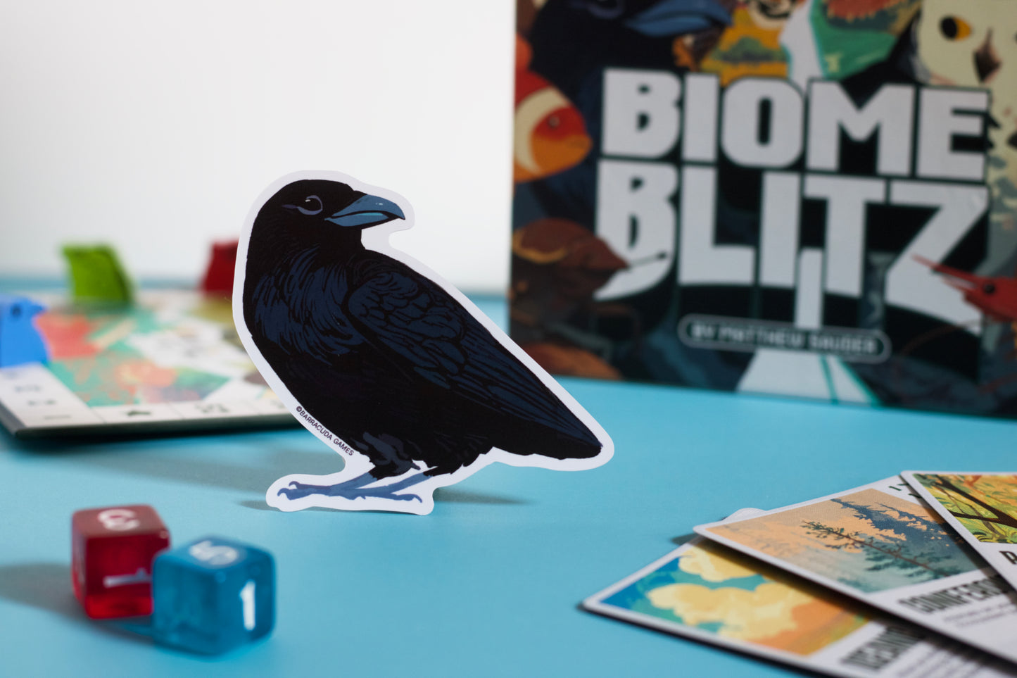 Biome Blitz - Crow Vinyl Sticker