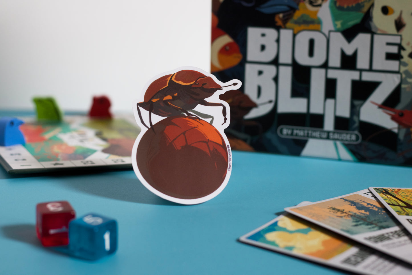 Biome Blitz - Dung Beetle Vinyl Sticker