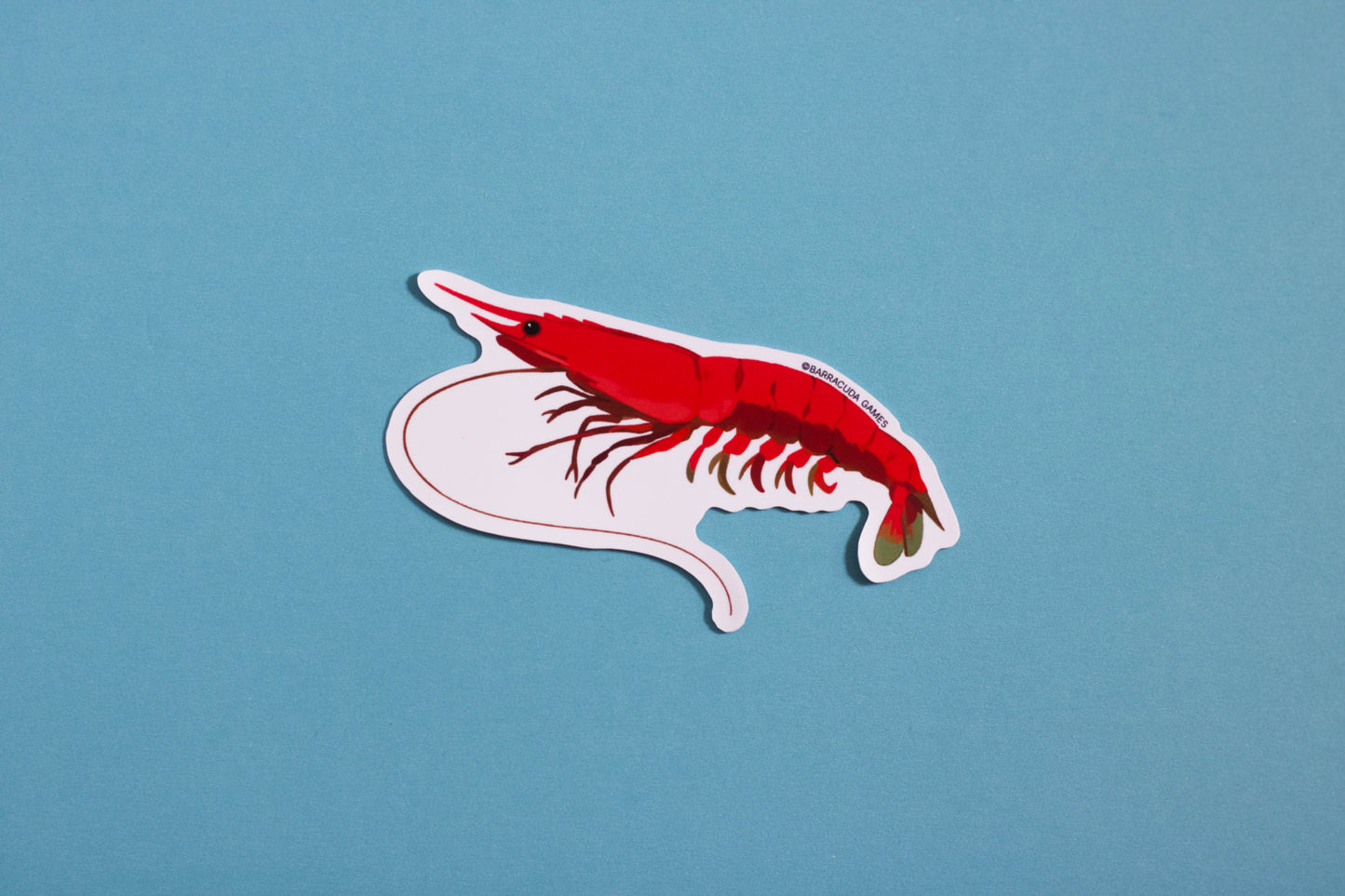 Biome Blitz - Giant Red Shrimp Vinyl Sticker