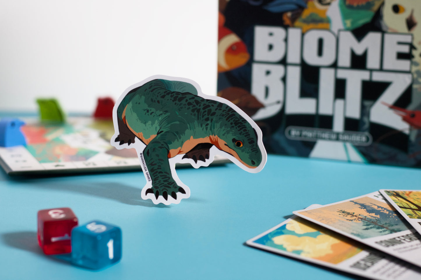 Biome Blitz - Komodo Dragon Vinyl Sticker