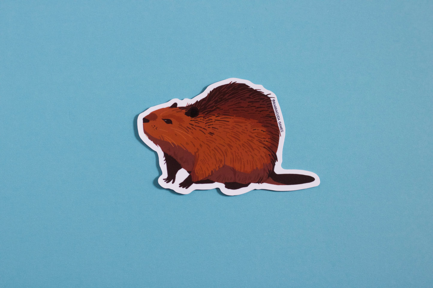 Biome Blitz - North American Beaver Vinyl Sticker