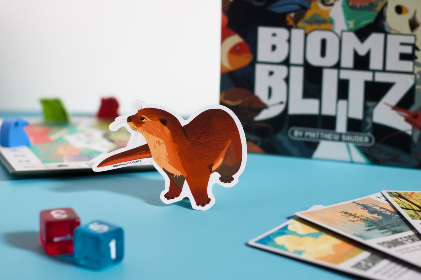 Biome Blitz - North American River Otter Vinyl Sticker