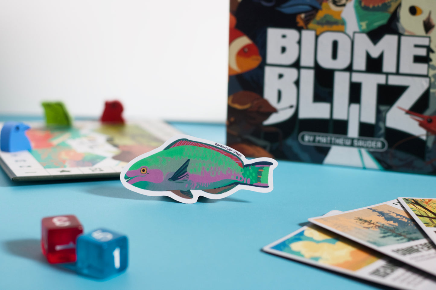 Biome Blitz - Parrotfish Vinyl Sticker