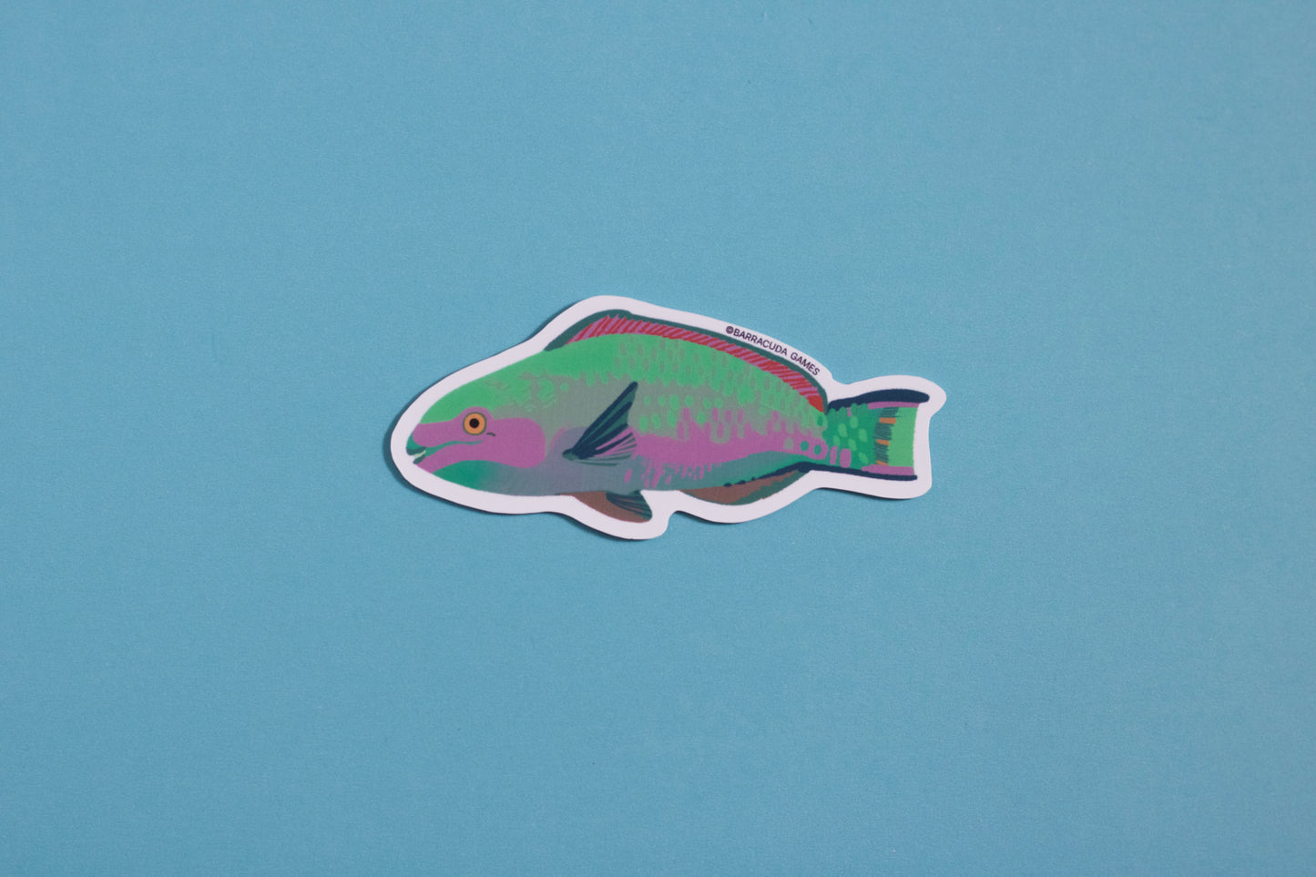Biome Blitz - Parrotfish Vinyl Sticker