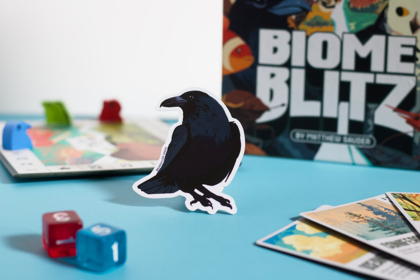 Biome Blitz - Raven Vinyl Sticker