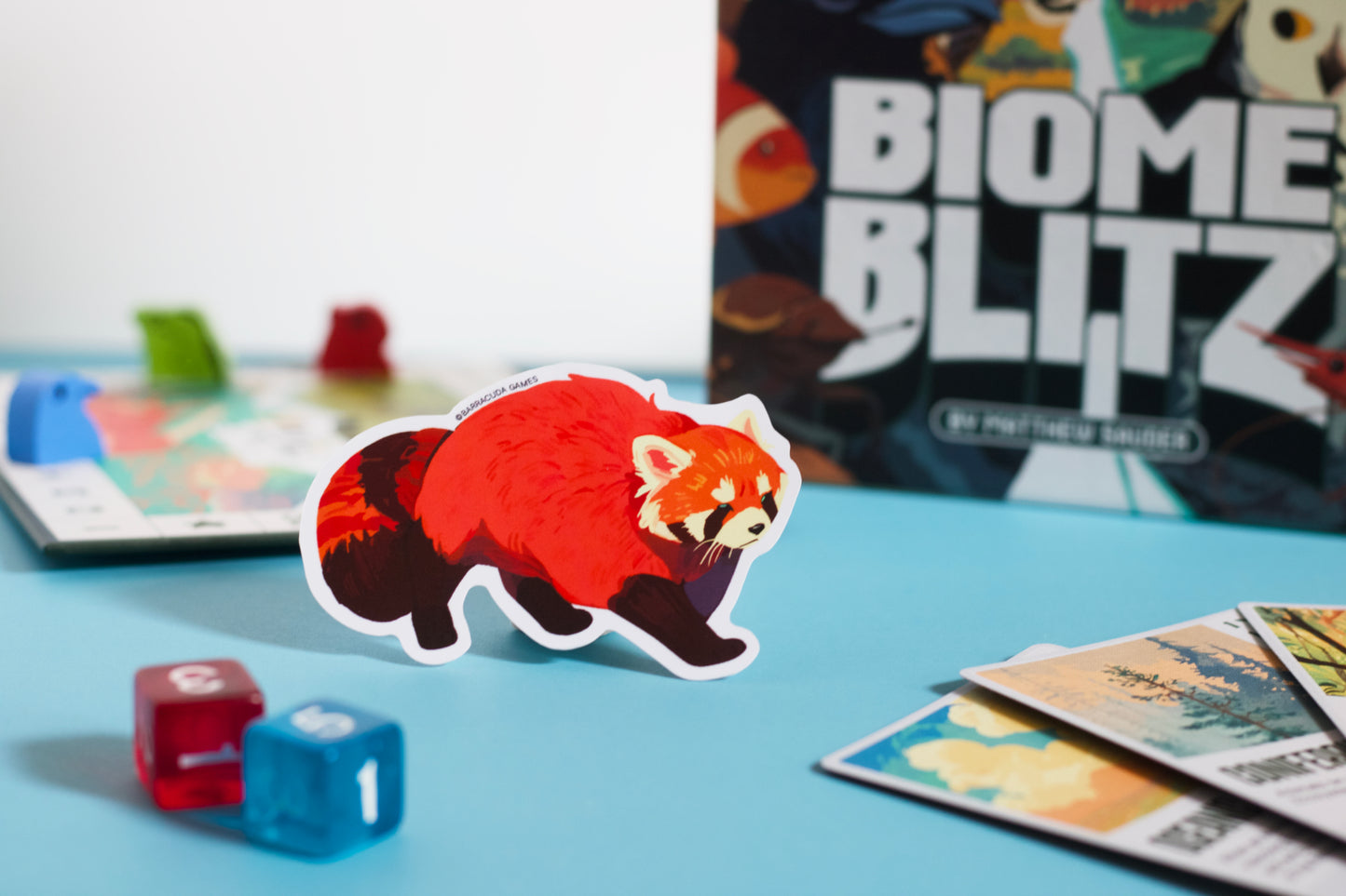 Biome Blitz - Red Panda Vinyl Sticker