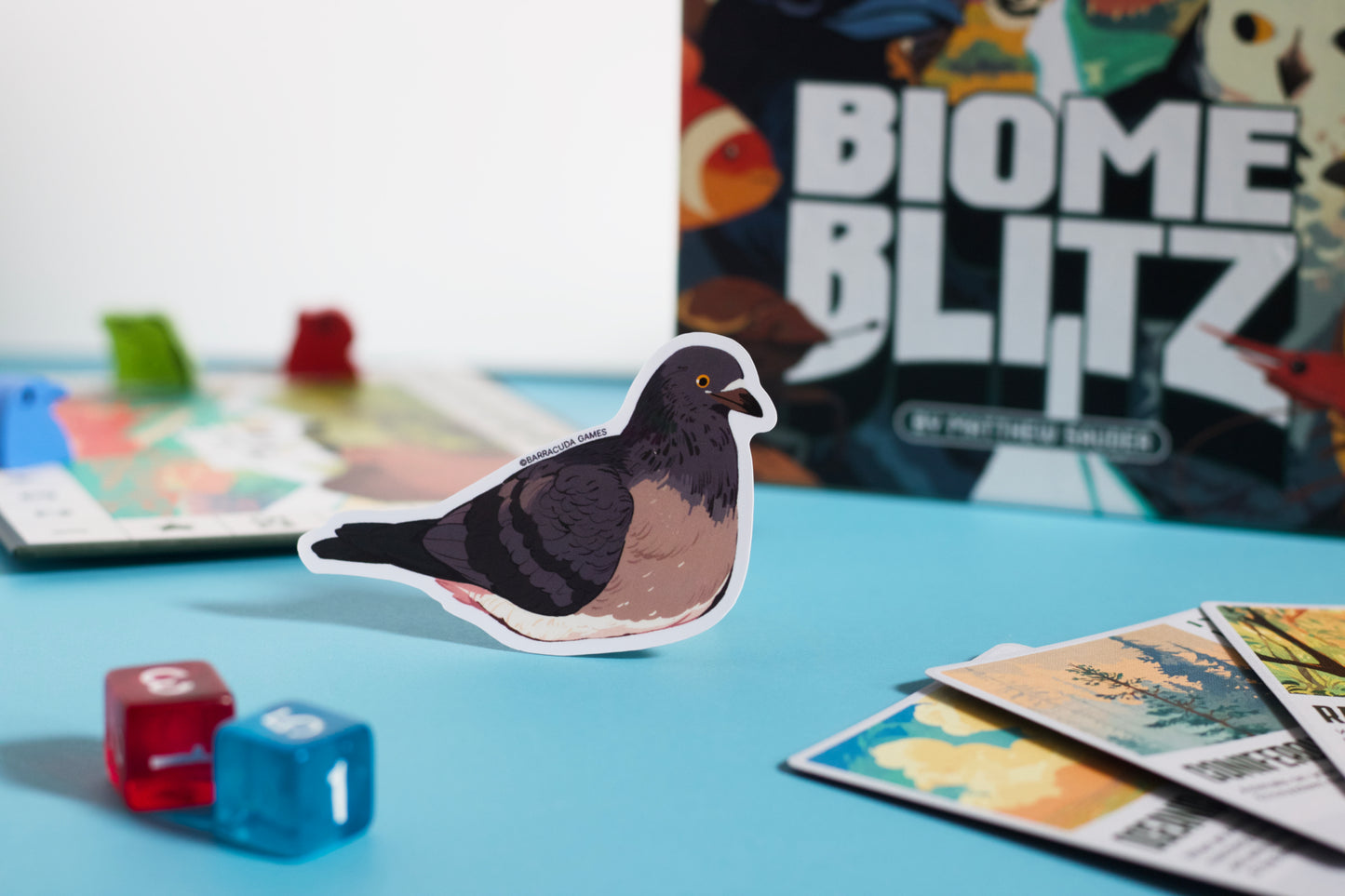 Biome Blitz - Rock Pigeon Vinyl Sticker