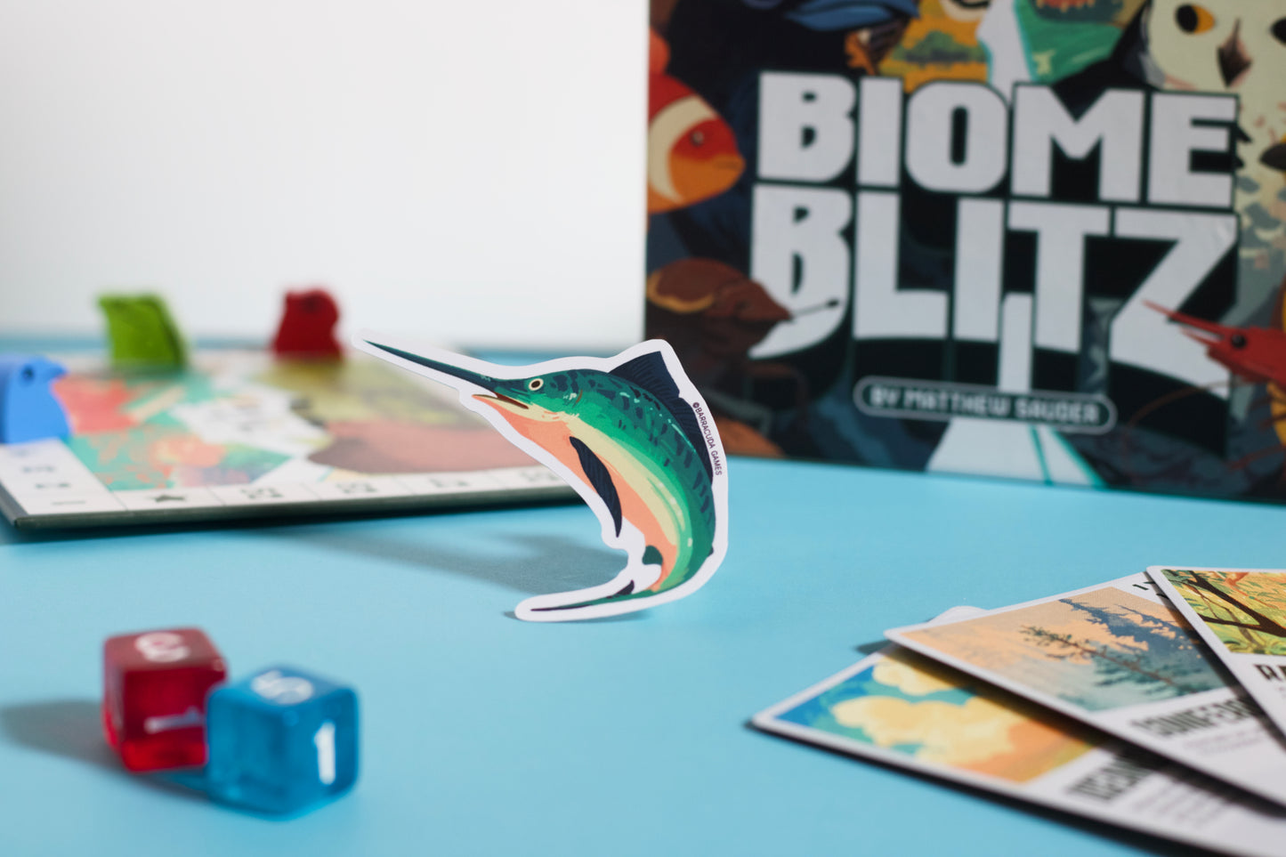 Biome Blitz - Swordfish Vinyl Sticker