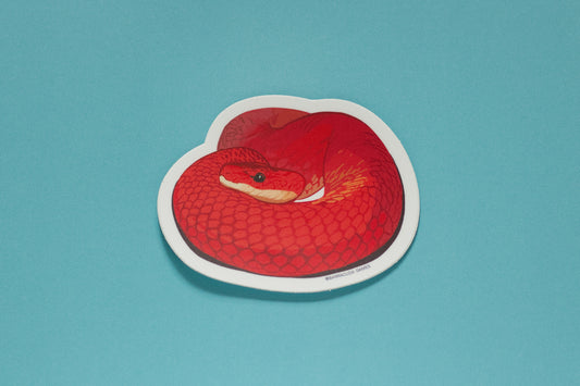 Bio Blitz - Red Spitting Cobra Vinyl Sticker