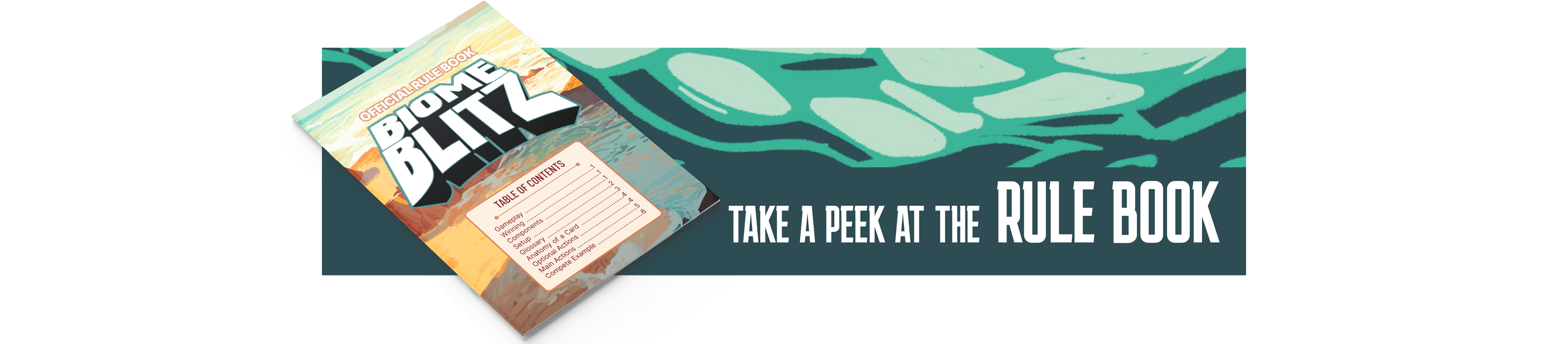 Take a peek at the rulebook for the game Biome Blitz