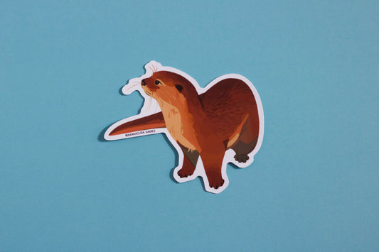 Biome Blitz - North American River Otter Vinyl Sticker